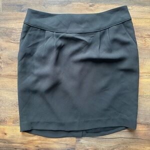 Express Design Studio Black Mini Skirt 8 NWT Career Chic High Waist